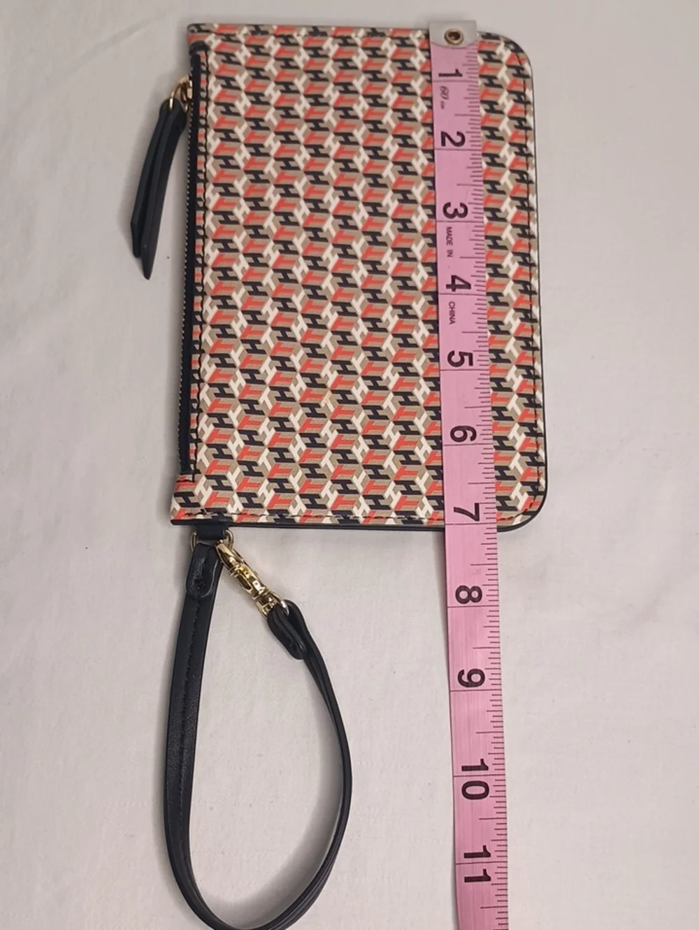 Tommy Hilfiger Monogram Wristlet Wallet Women's Coin Purse